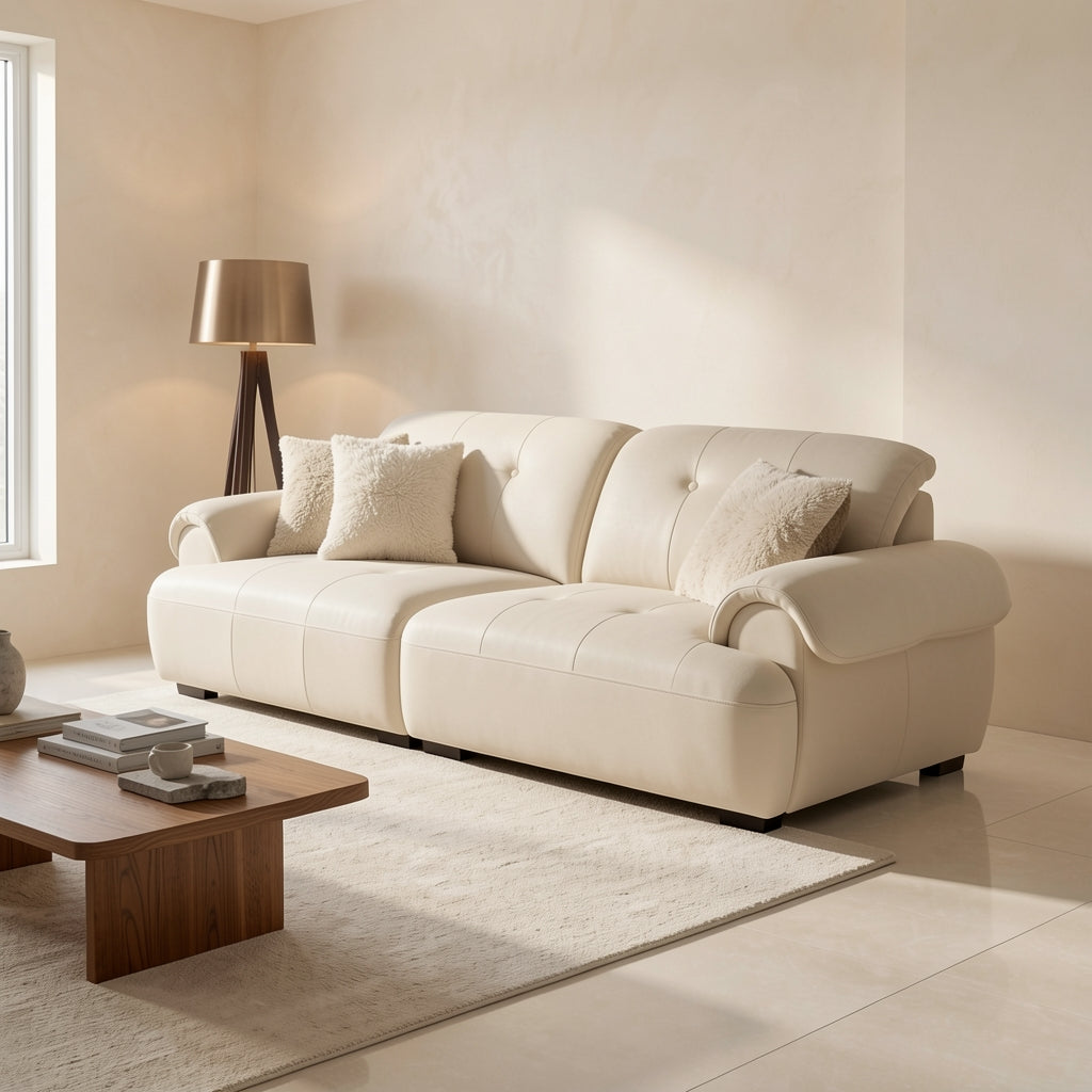Minimalist Sofa (DYZ1033) in marble bronze