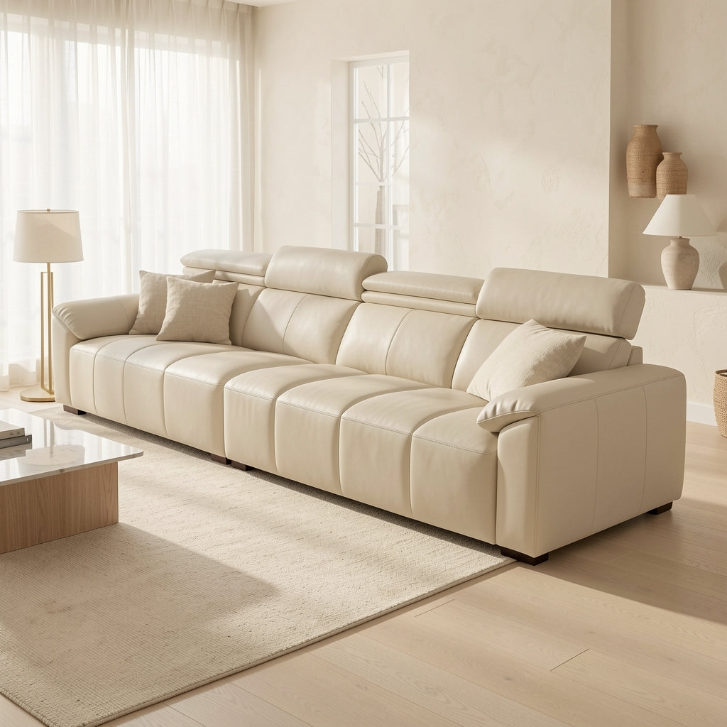 Dark Modern Sofa (DYSJ011) in soft oak daylight