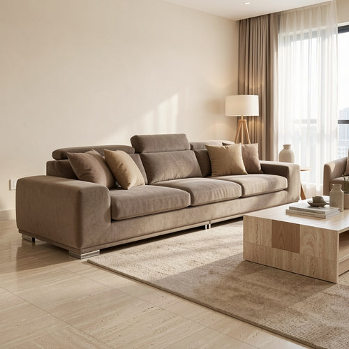 Black Sofa (YM都林沙发) in home staged