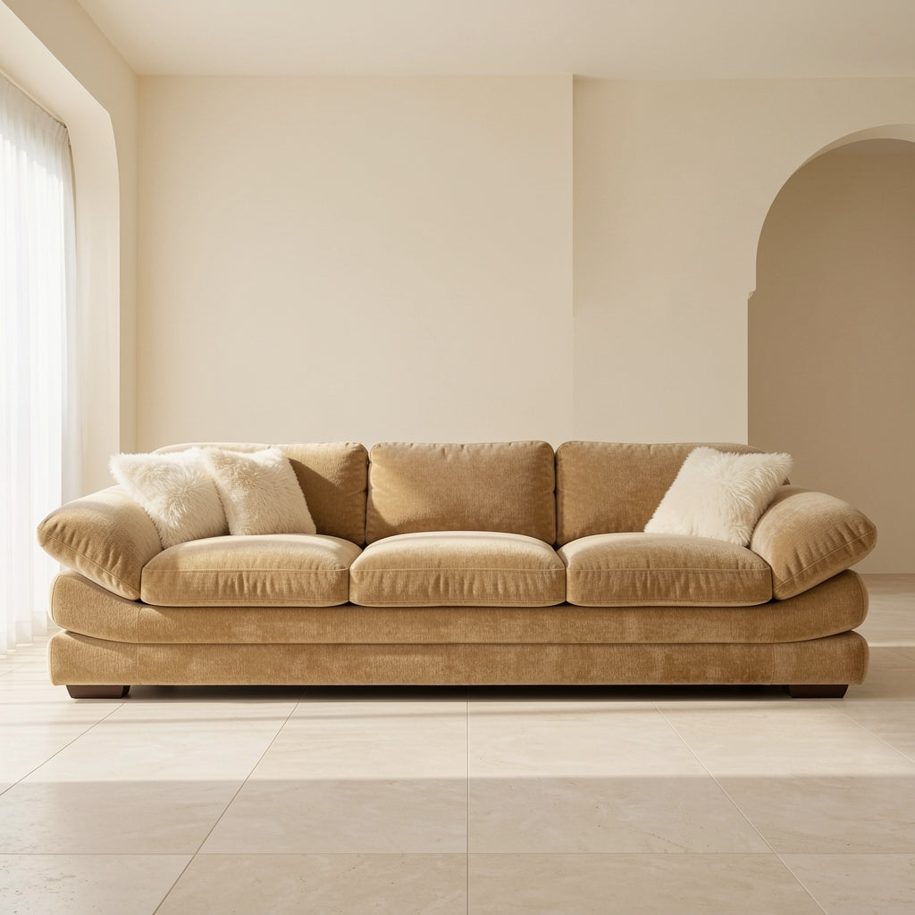 Tan Sofa (GD太阳沙发) in front