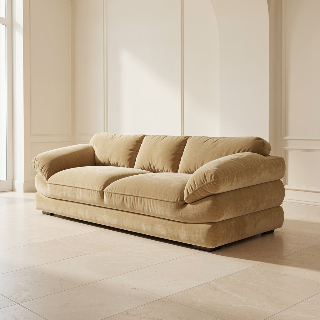 Tan Sofa (GD太阳沙发) in left