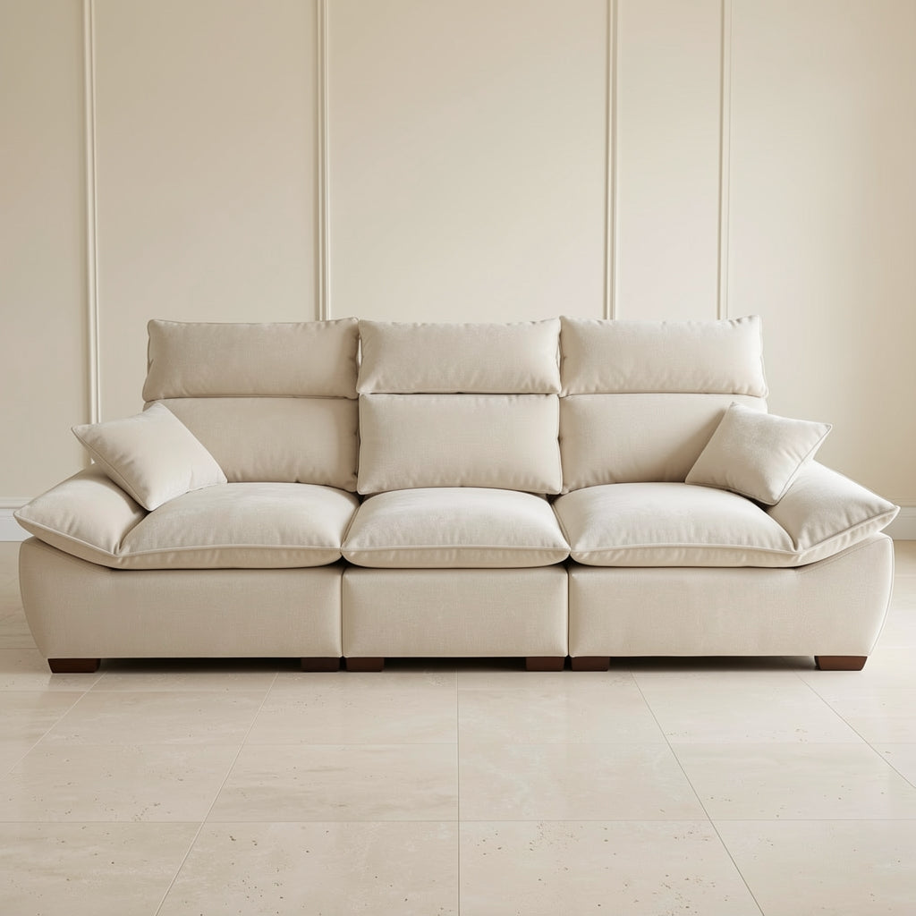 Modern Beige Sofa (DYZN8118) in front