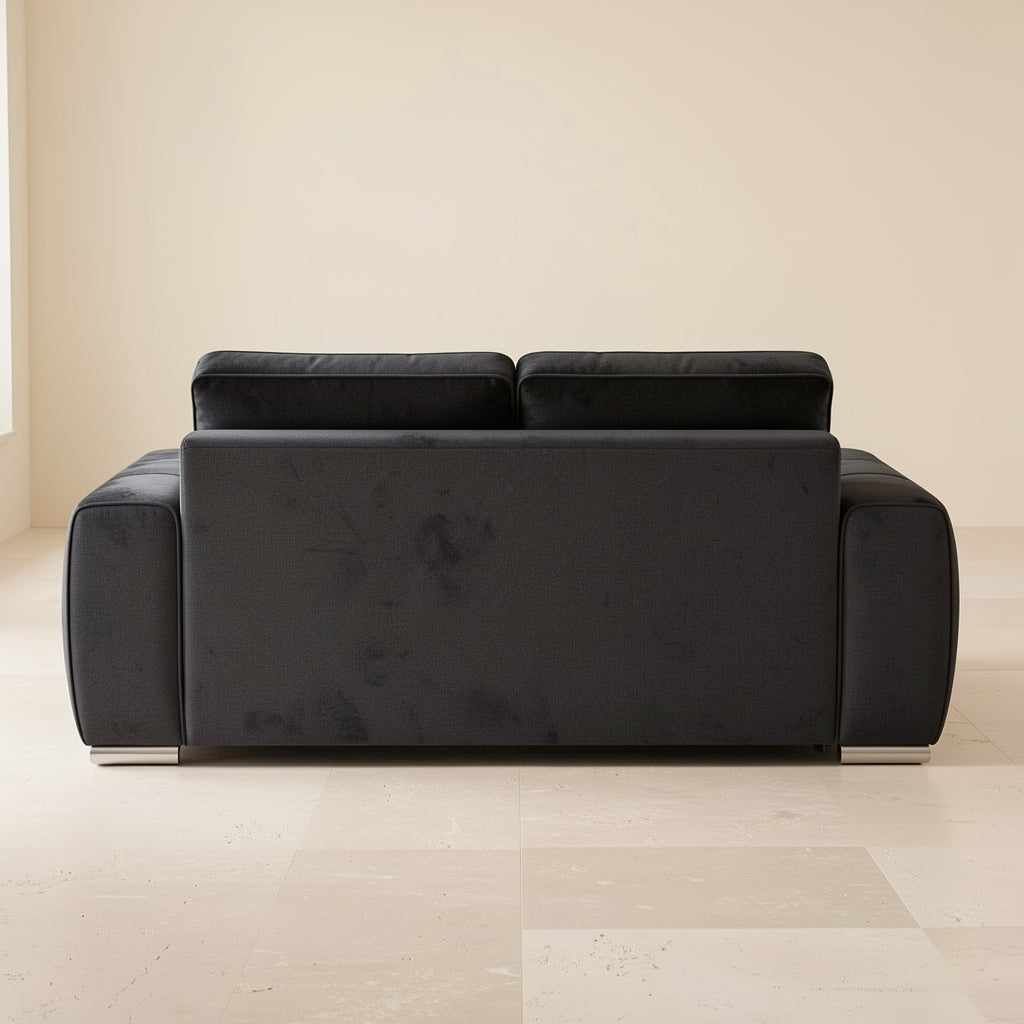 Black Tufted Sofa (DYDM018) in back