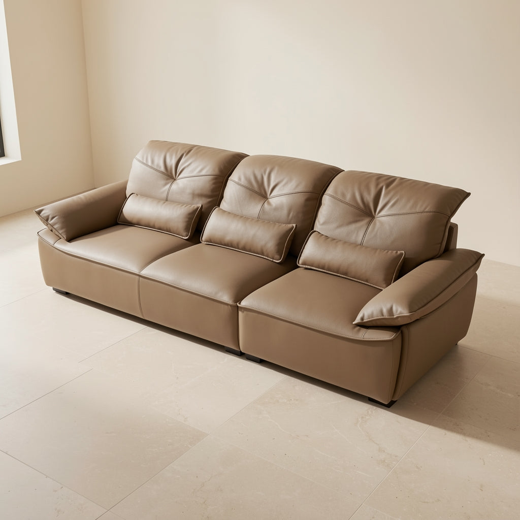 Brown Modern Sofa (DYJLSJ1048) in elevated