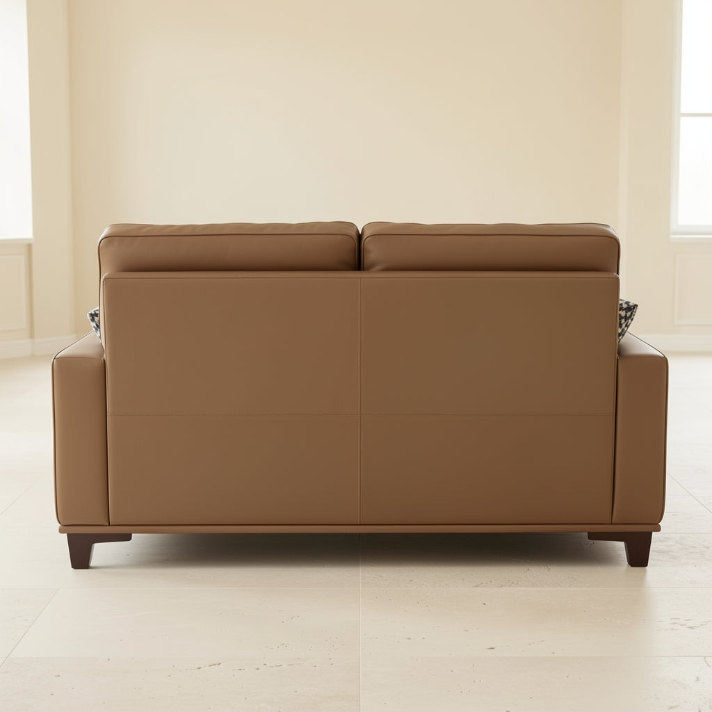 Tufted Brown Sofa (DYLX975) in back