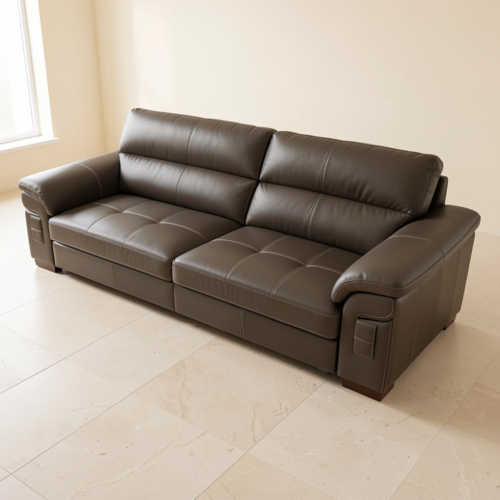 Dark Brown Sofa (DYJLSJ1051) in elevated