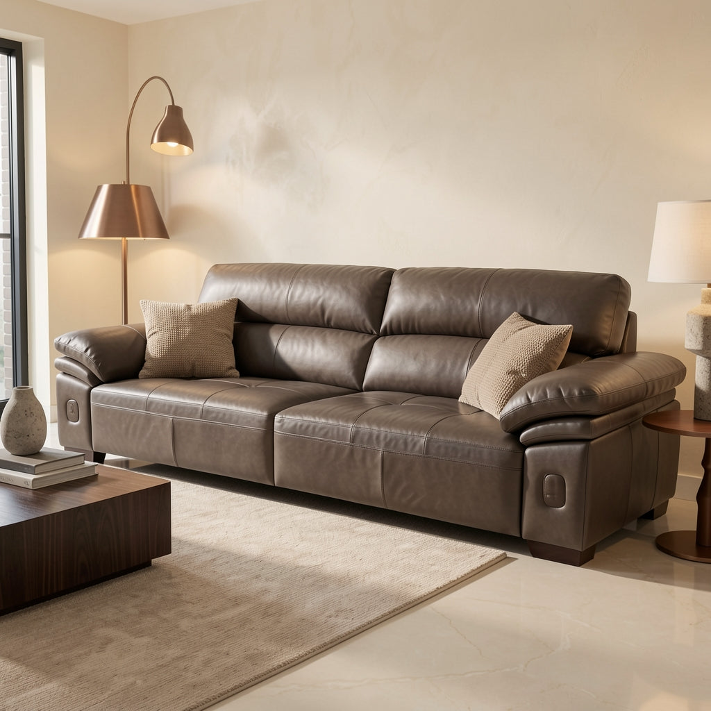 Dark Brown Sofa (DYJLSJ1051) in marble bronze