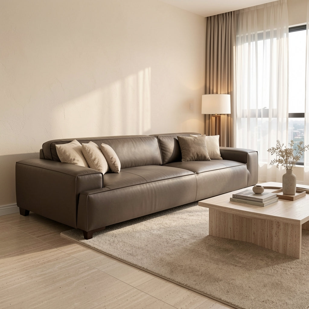Dark Gray Sofa (DYZN202) in home staged