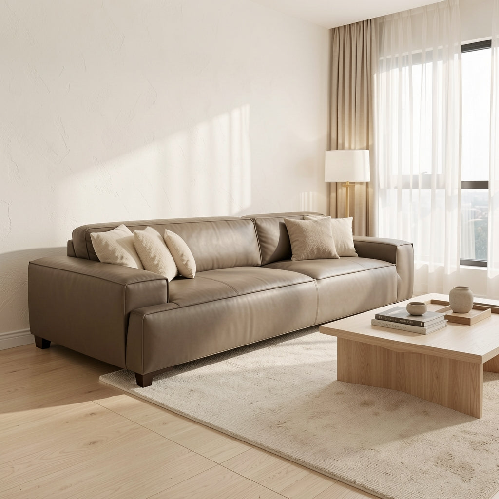 Dark Gray Sofa (DYZN202) in soft oak daylight