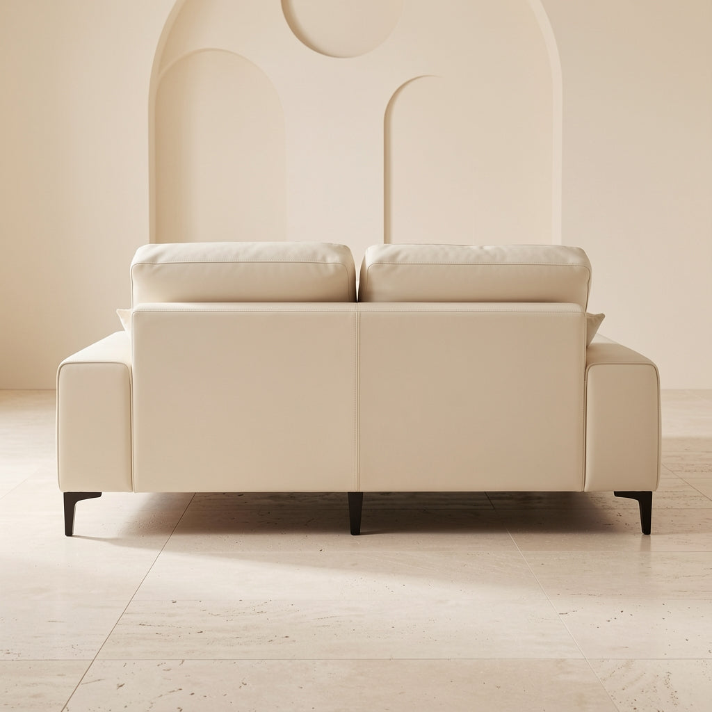 White Modern L-shaped Sofa (DYZN216) in back