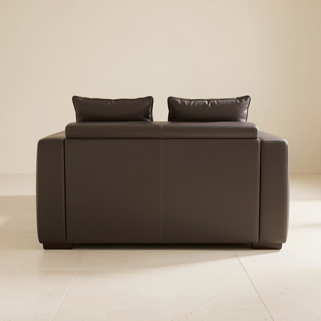 Dark Brown Sectional Sofa (GD29) in back