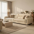 Brown Rectangular Sofa (GD35) in home staged