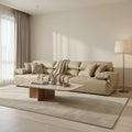 Cream Sofa (GD43) in home staged