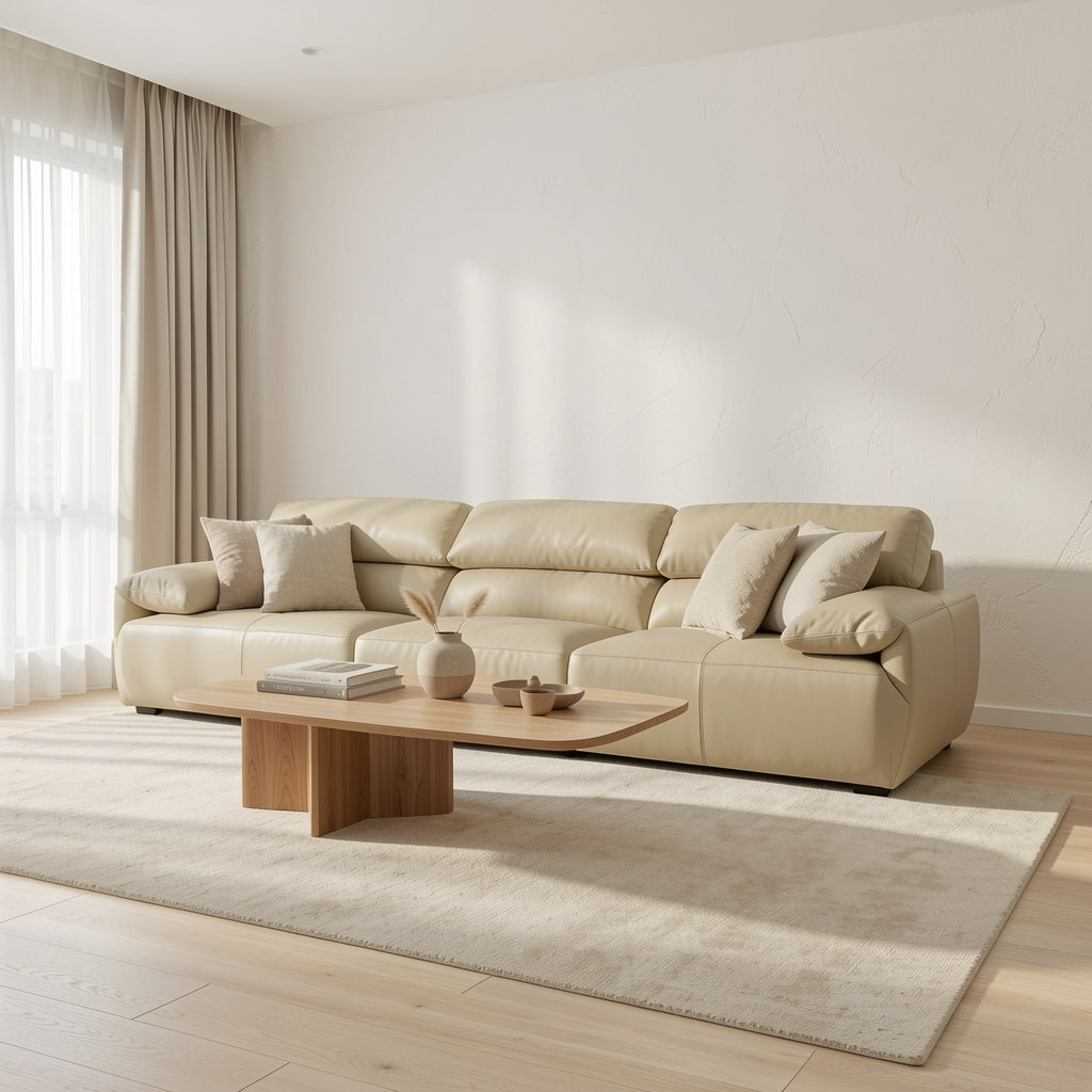 Cream Sofa (GD43) in soft oak daylight