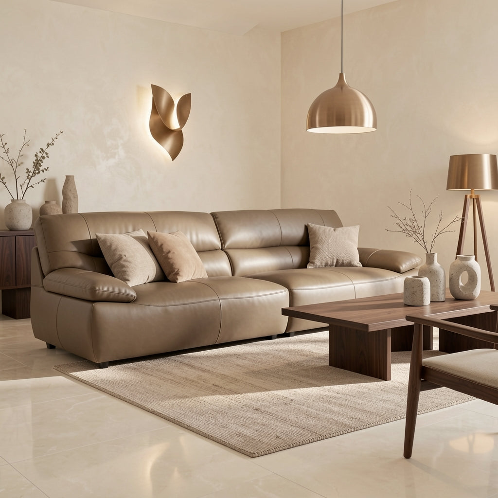 Gray Sofa (GD44) in marble bronze