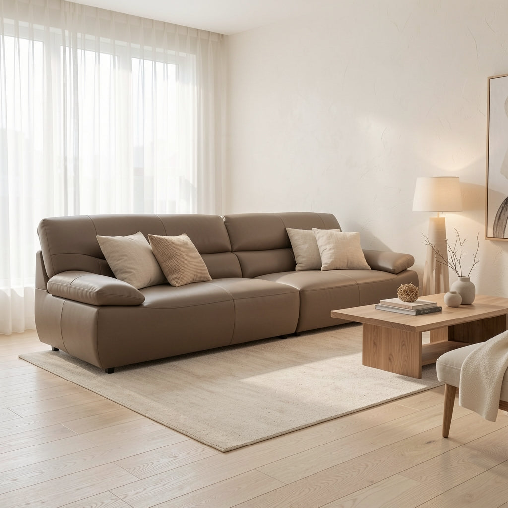 Gray Sofa (GD44) in soft oak daylight