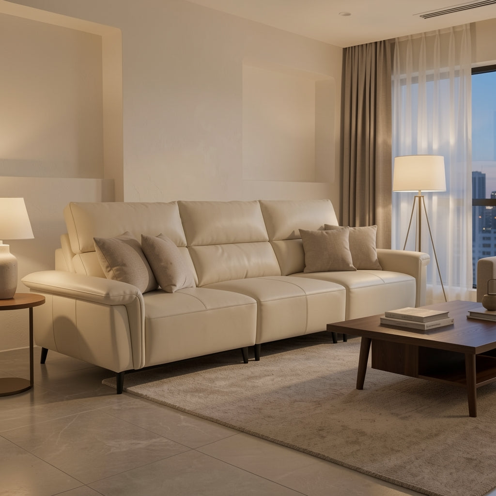 Light Gray Sofa (GD46) in urban dusk