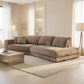 Dark Grey L-Shaped Sofa (GD64) in home staged