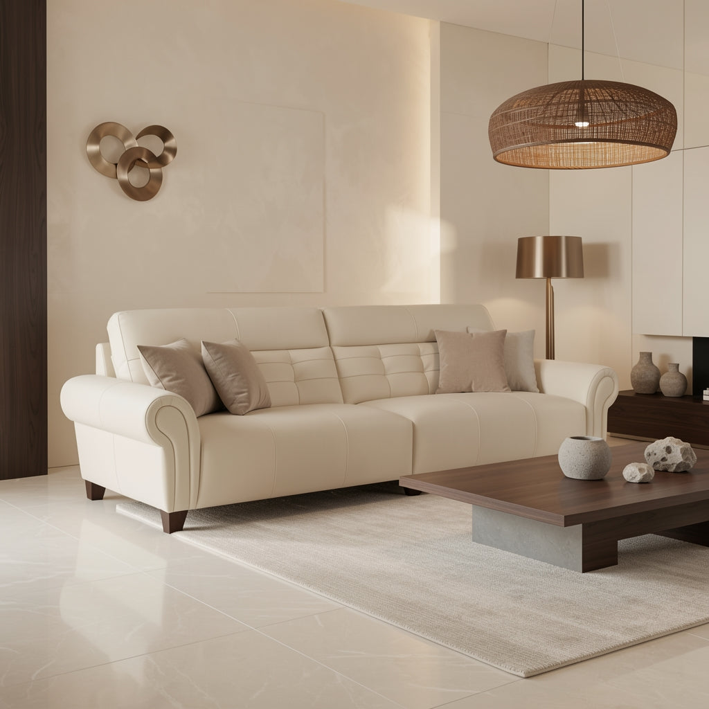 Tufted Sofa (GD71) in marble bronze