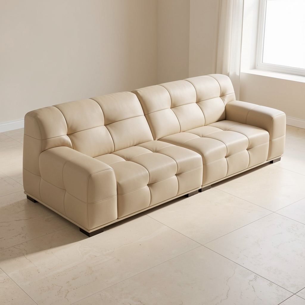 Quilted Sofa (GD72) in elevated