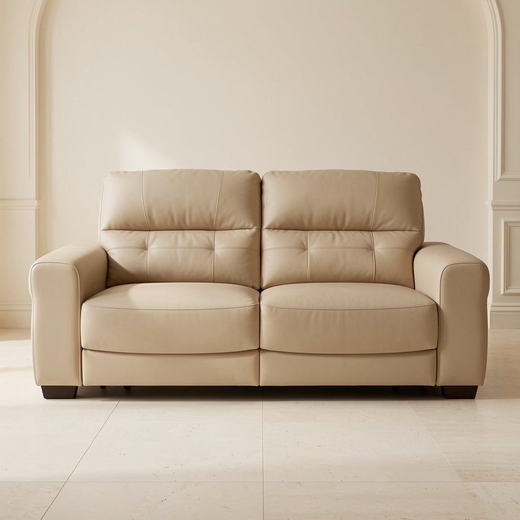 Beige Power Reclining Sofa (DYFQ2713) in front