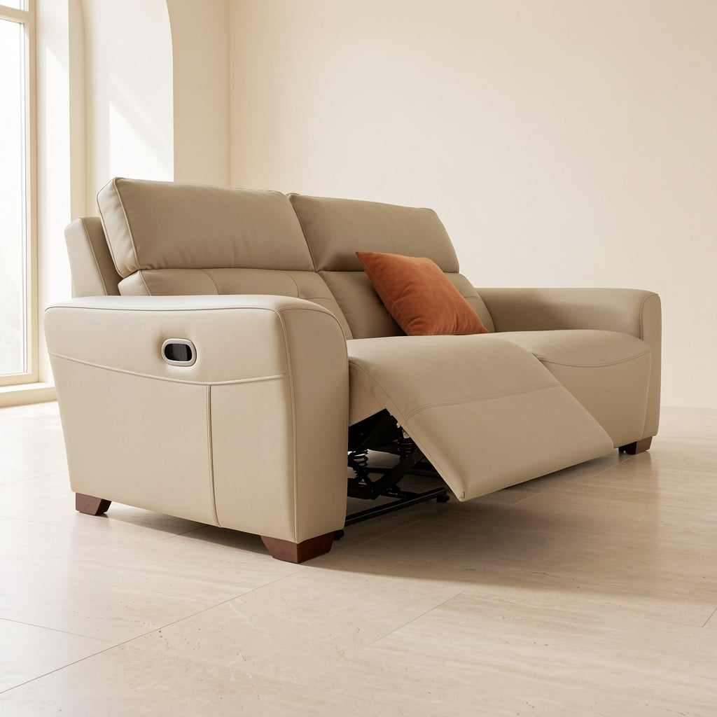 Beige Power Reclining Sofa (DYFQ2713) in left