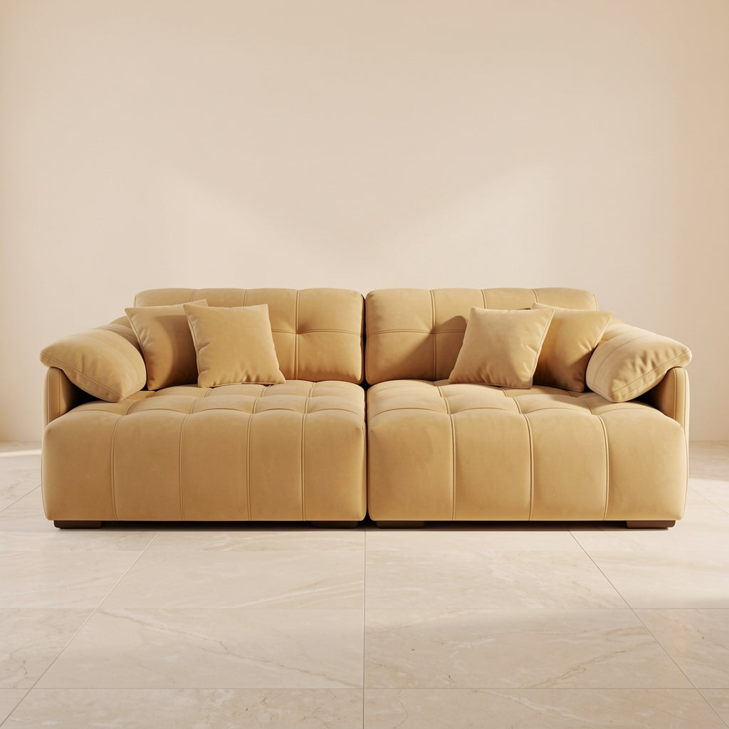 Mustard Yellow Sofa (DYYF1096) in front