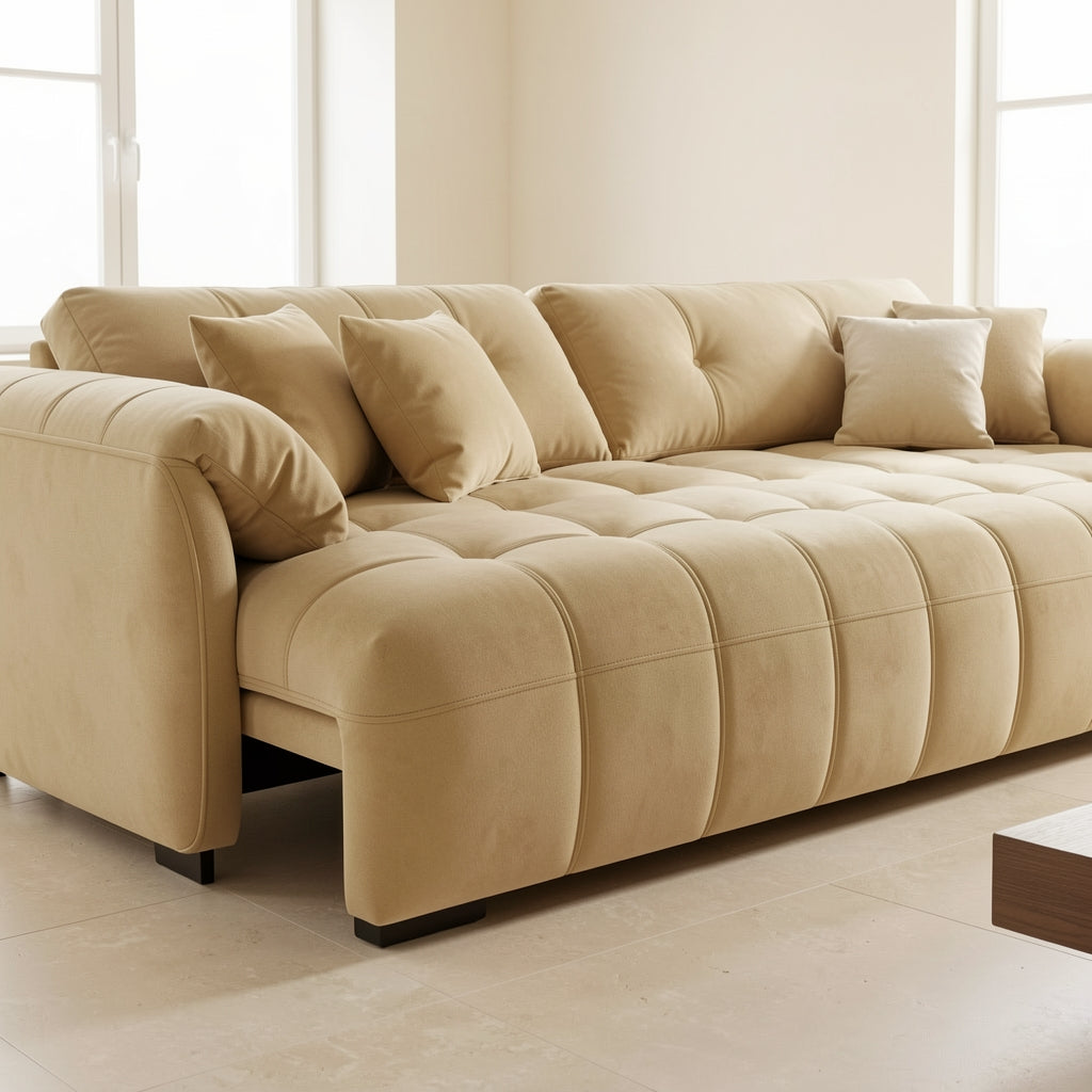 Mustard Yellow Sofa (DYYF1096) in low