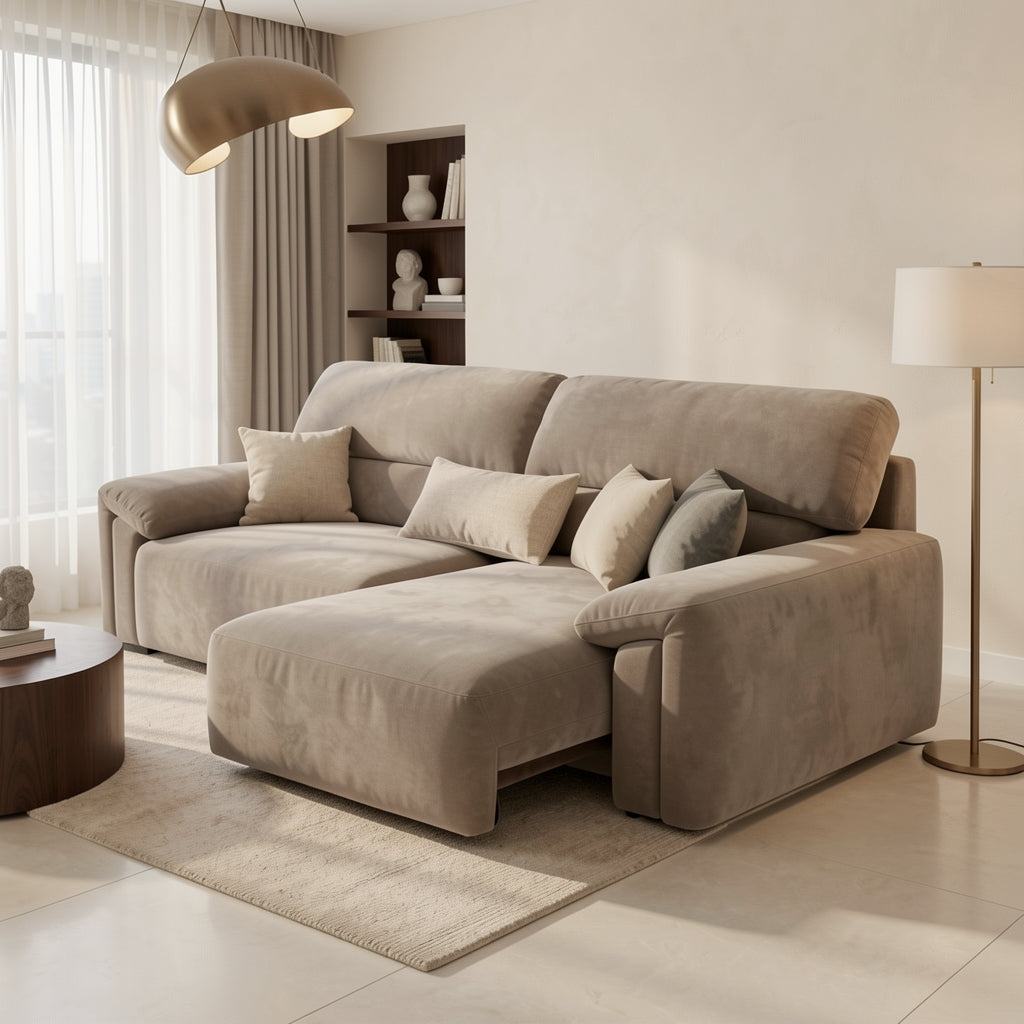 Gray Sofa (DYYF3002) in marble bronze