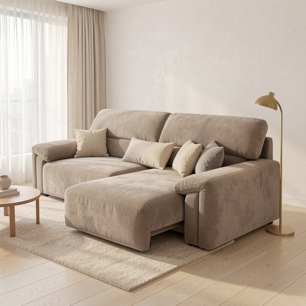 Gray Sofa (DYYF3002) in soft oak daylight