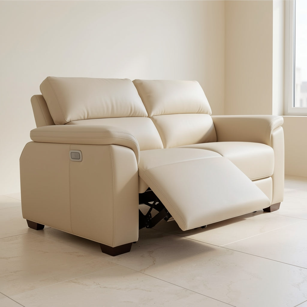 White Power Reclining Sofa (DYYF386) in low