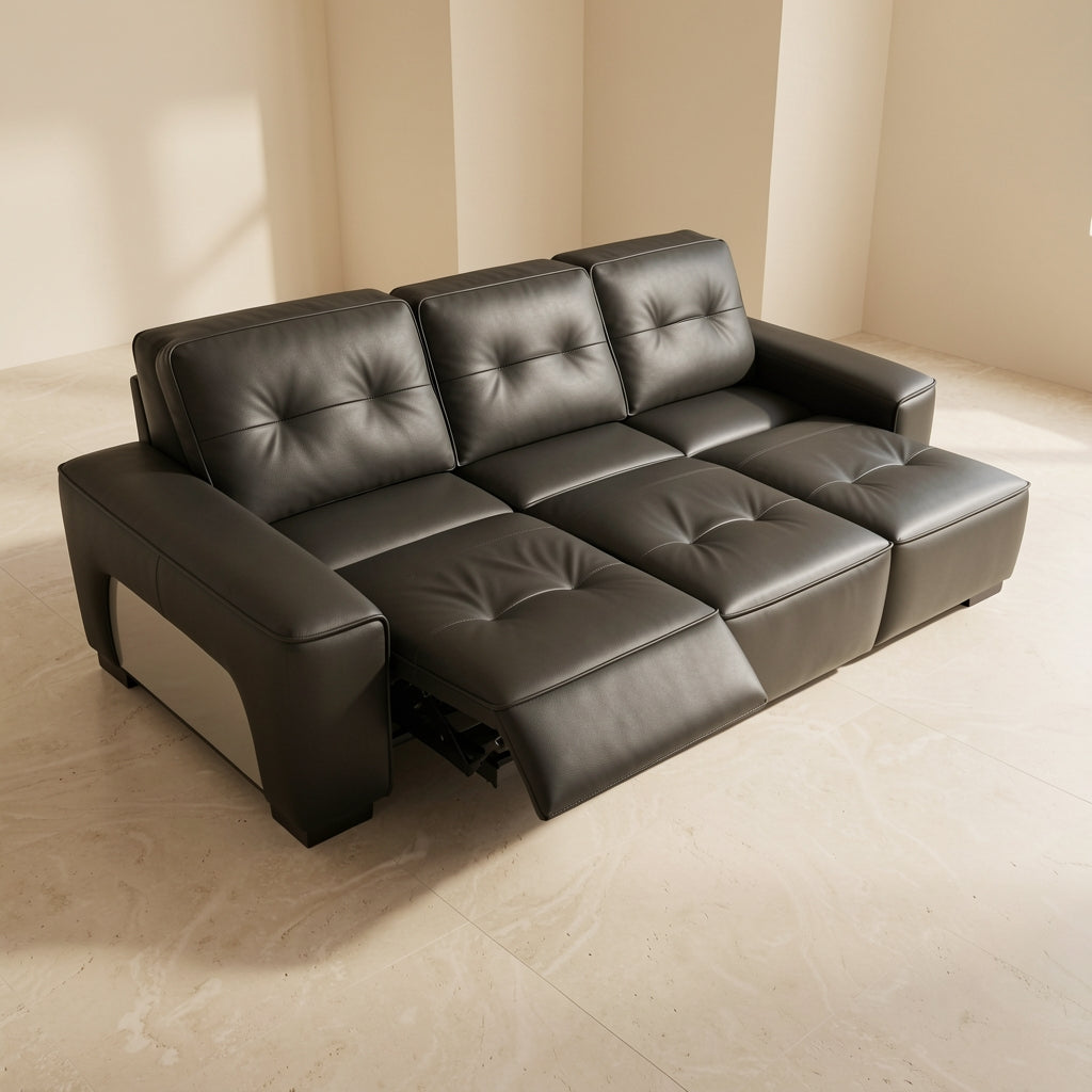 Black Power Reclining Sofa (黑金刚拉床) in elevated