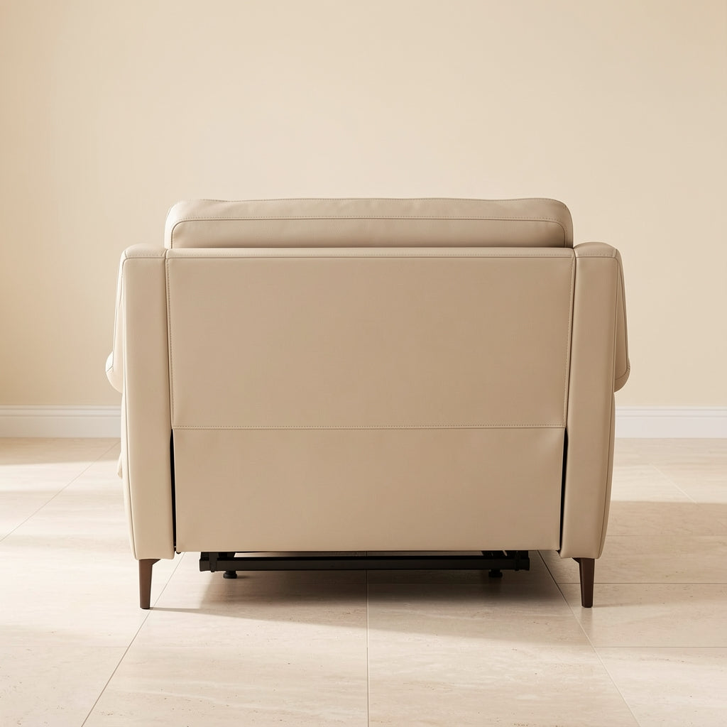 Beige Power Reclining Sofa (GD103) in back