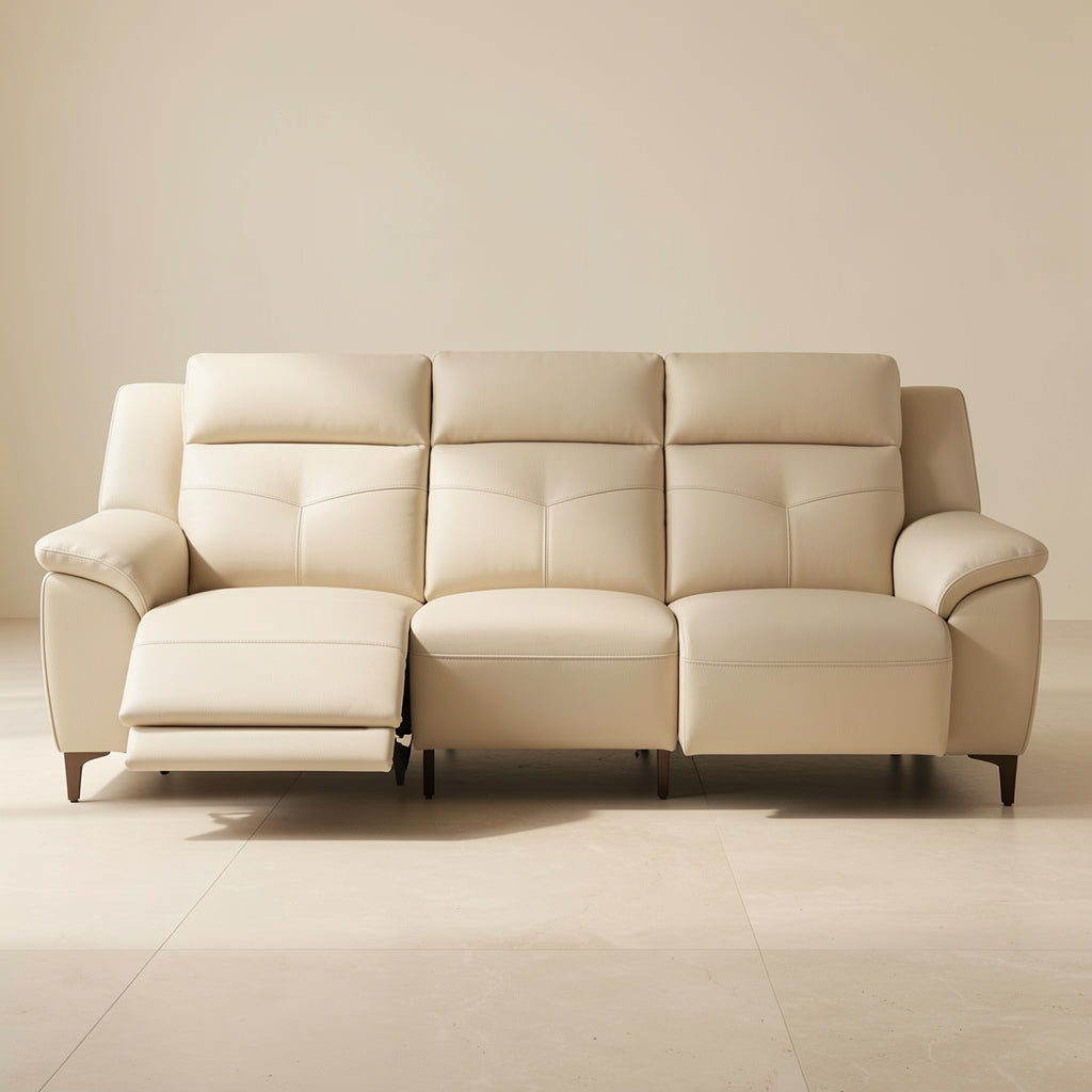 Beige Power Reclining Sofa (GD103) in front