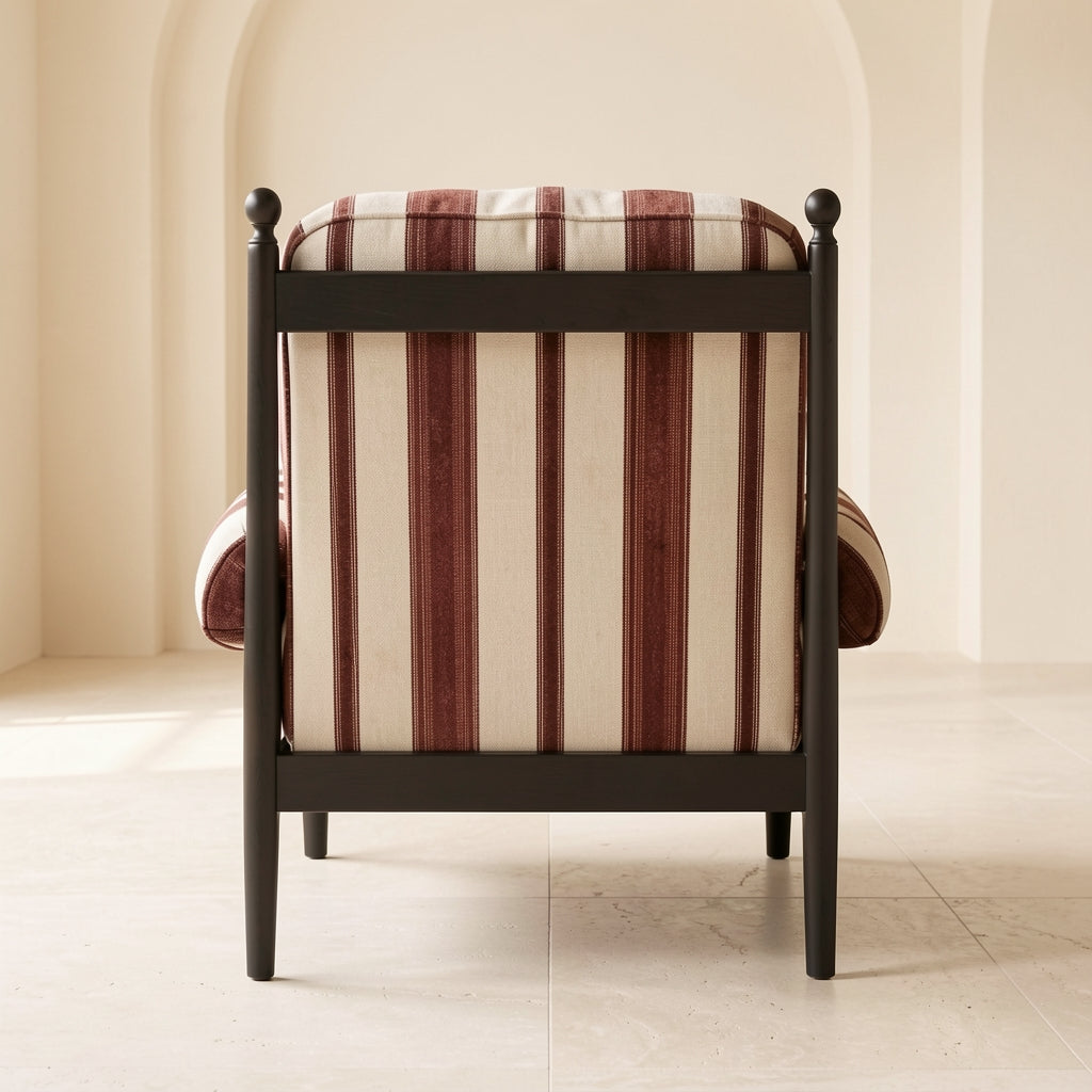 Striped Lounge Chair (赤乌椅) in back