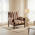 Striped Lounge Chair (赤乌椅) in home staged