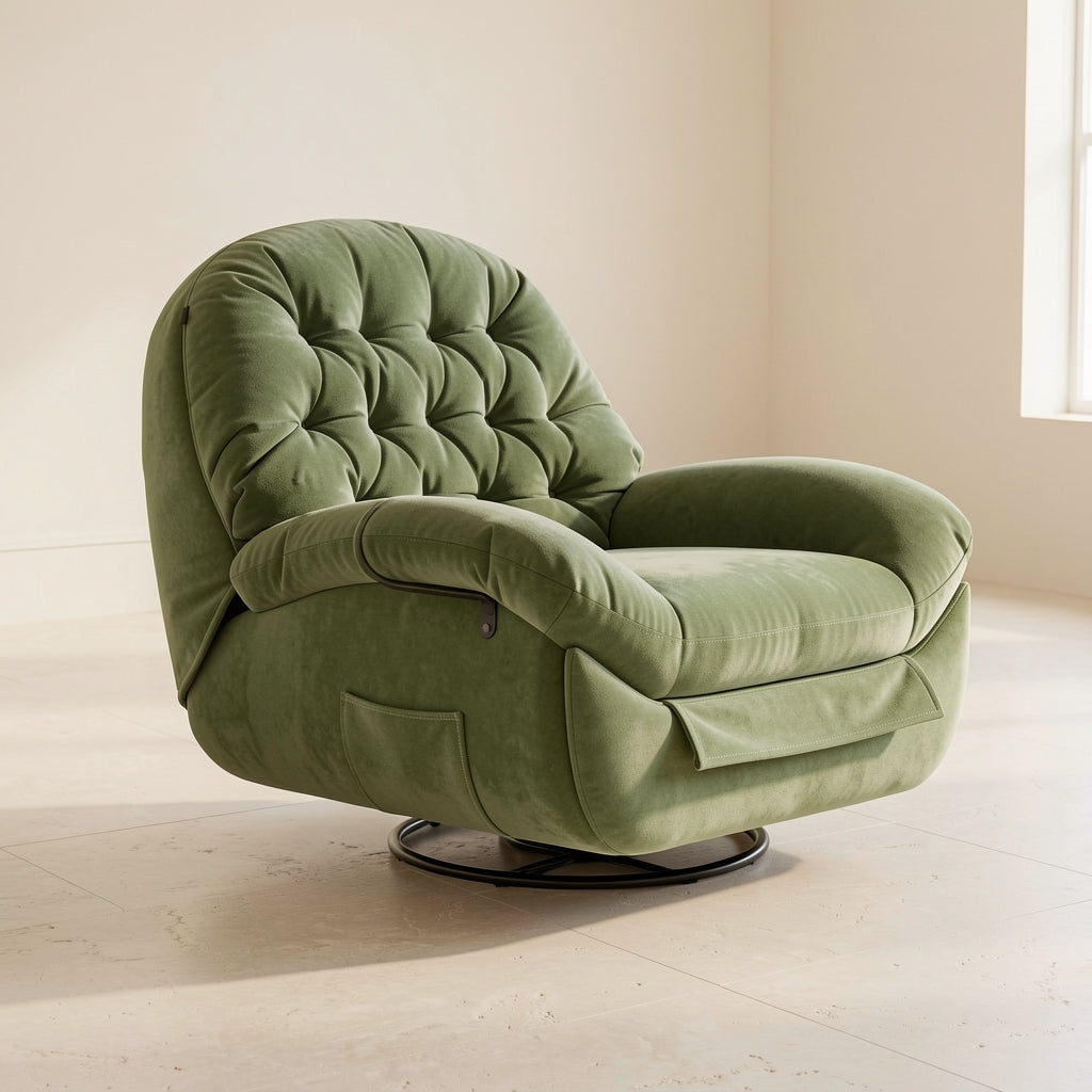 Green Lounge Chair (DYTT电动) in left