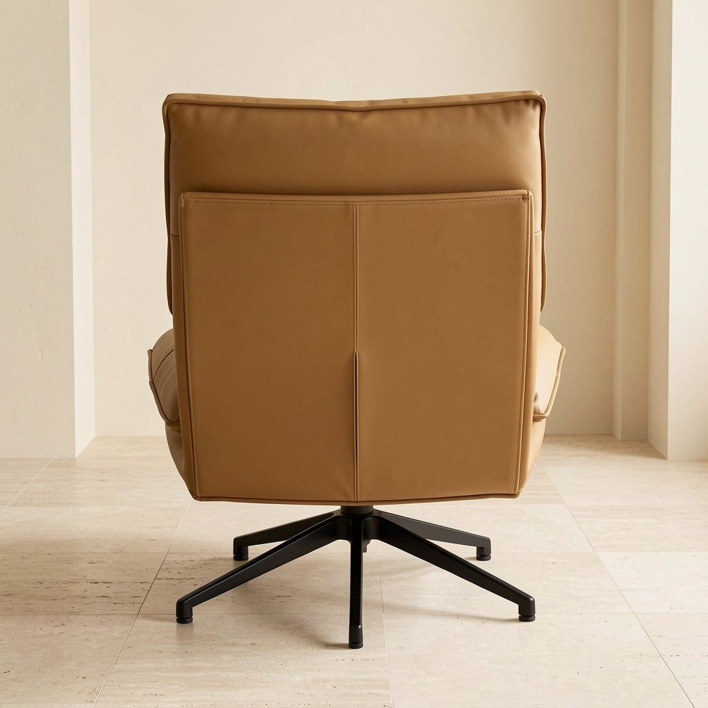 Curved Lounge Chair (H-6139转椅) in back