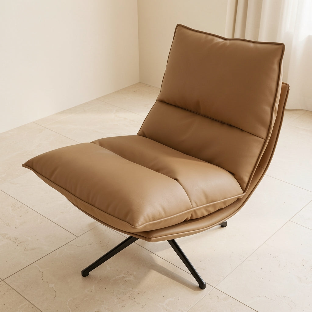 Curved Lounge Chair (H-6139转椅) in elevated