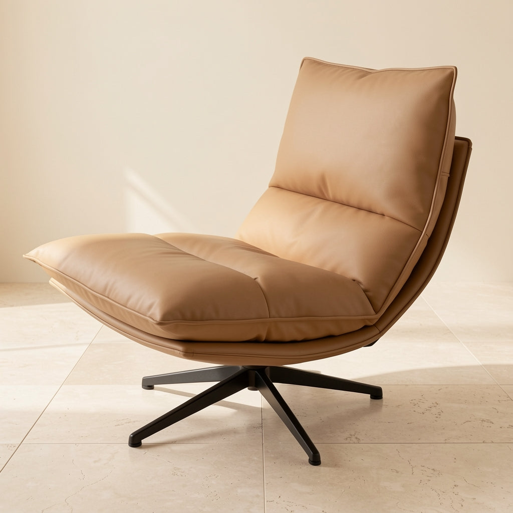 Curved Lounge Chair (H-6139转椅) in left