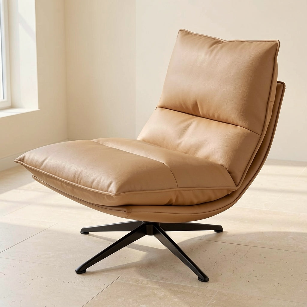 Curved Lounge Chair (H-6139转椅) in low