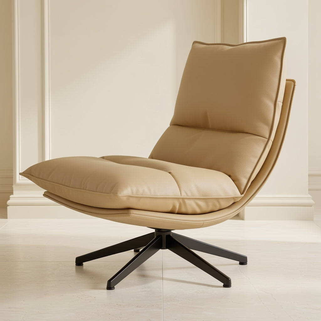 Curved Lounge Chair (H-6139转椅) in right