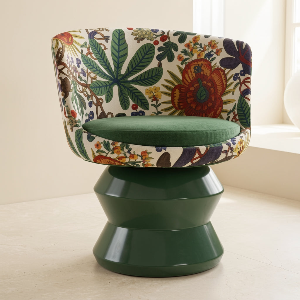 Floral Lounge Chair (DY001) in low