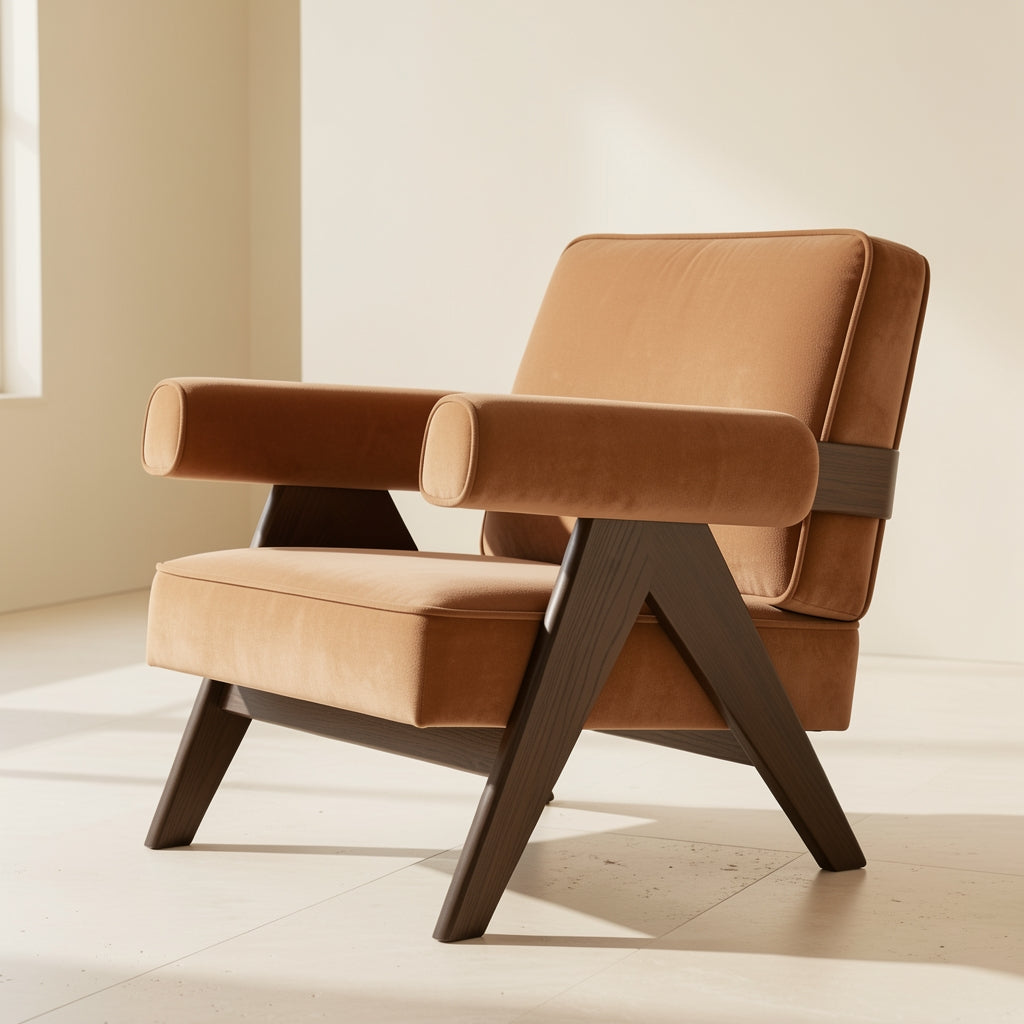 Mid-century Lounge Chair (DY653) in right