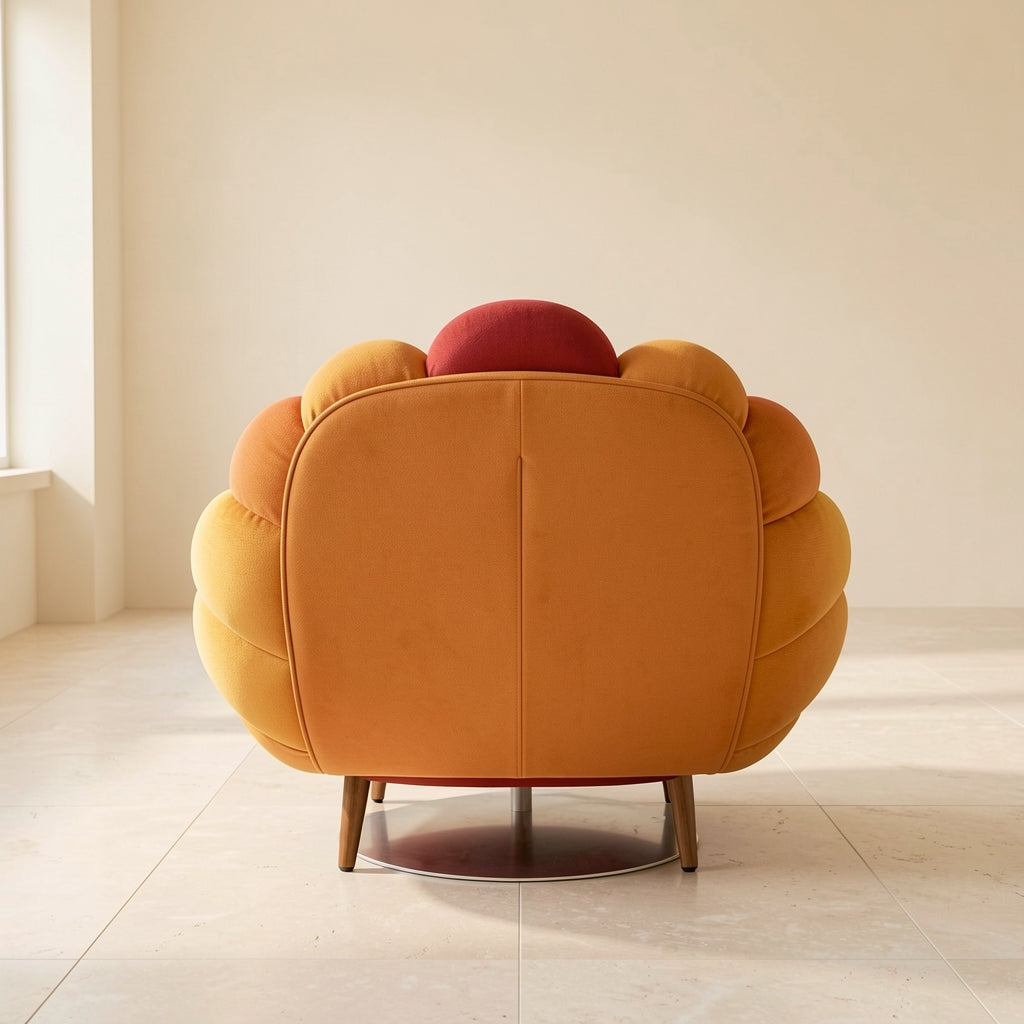 Colorful Lounge Chair (DY海葵转椅) in back
