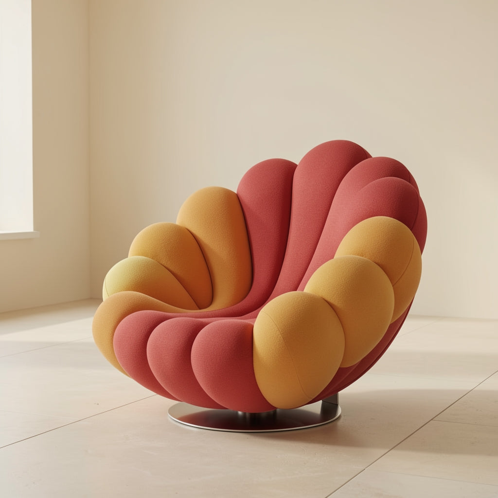 Colorful Lounge Chair (DY海葵转椅) in left