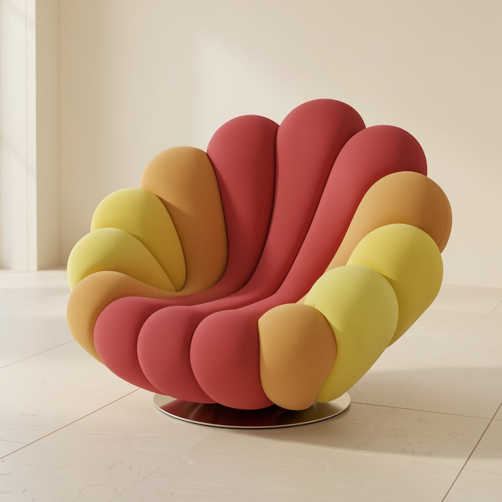 Colorful Lounge Chair (DY海葵转椅) in low