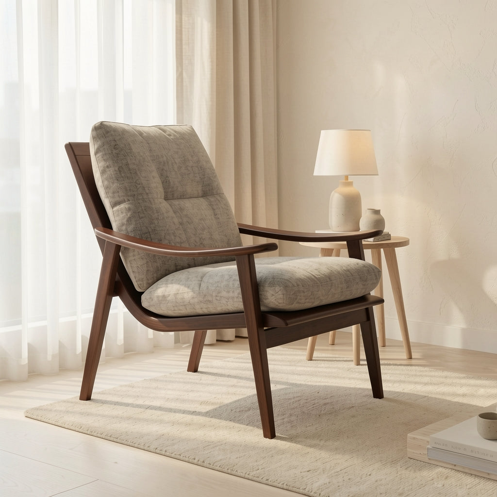 High-Back Lounge Chair (DY526) · Edition 2 in soft oak daylight