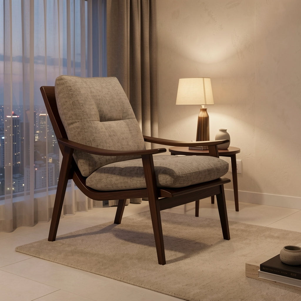 High-Back Lounge Chair (DY526) · Edition 2 in urban dusk