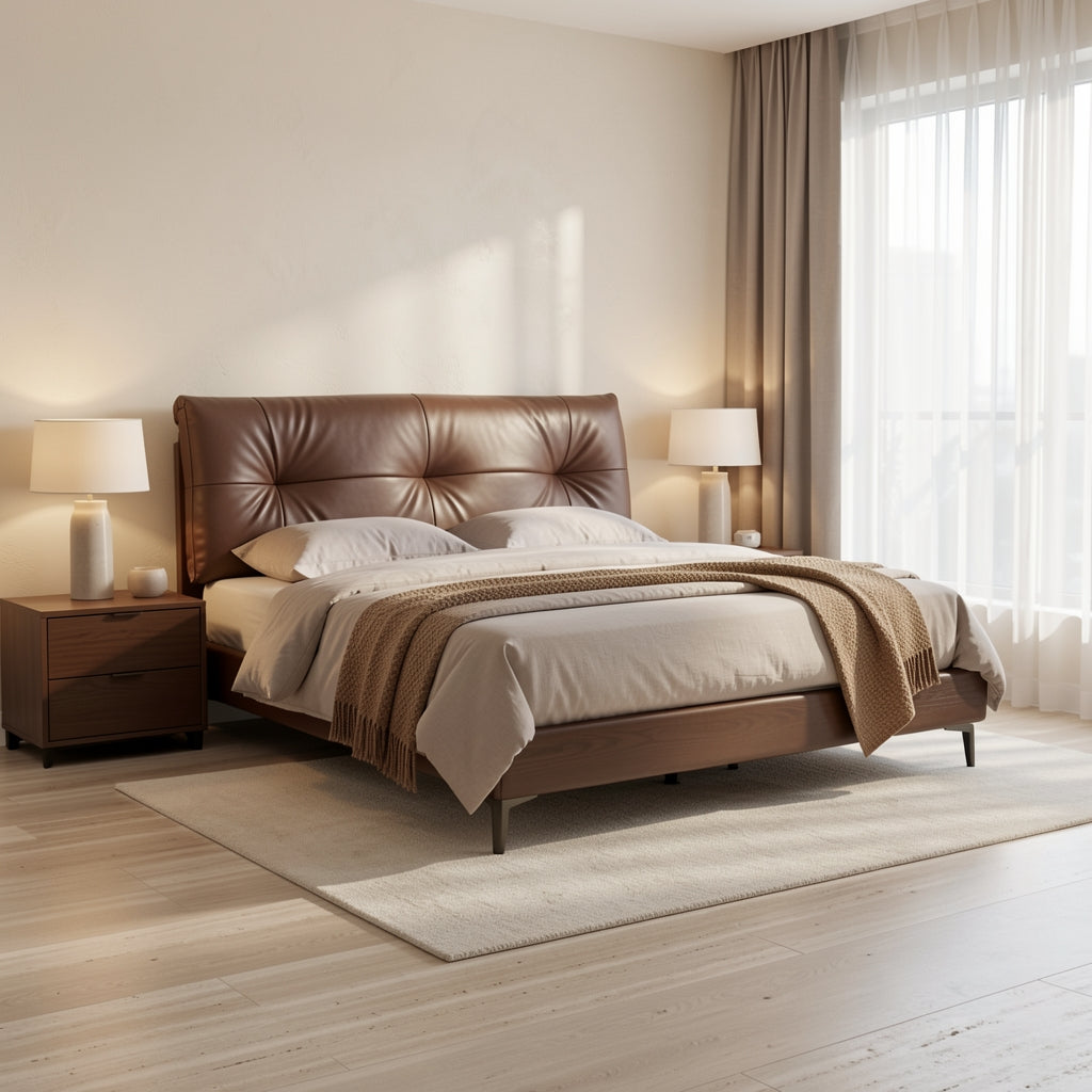Large Bed (DYJW02) in home staged
